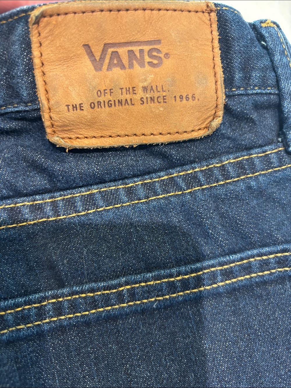 Vans Slim Fit Dark Blue Denim Jeans
